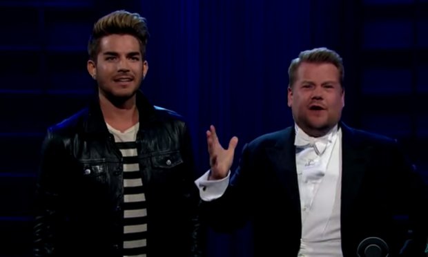 Adam Lambert Tributes James Corden With Funny Version Of 'We Are The