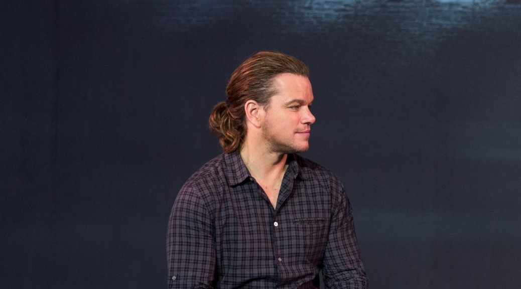 Can we talk about Matt Damon's new ponytail for a second